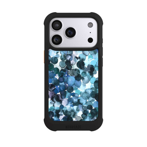 Apple iPhone 17 Pro NIVOmax Blätterzauber Blau