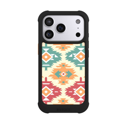 Apple iPhone 17 Pro NIVOmax Modern Tribal Boho Aztec Geometric Design 1