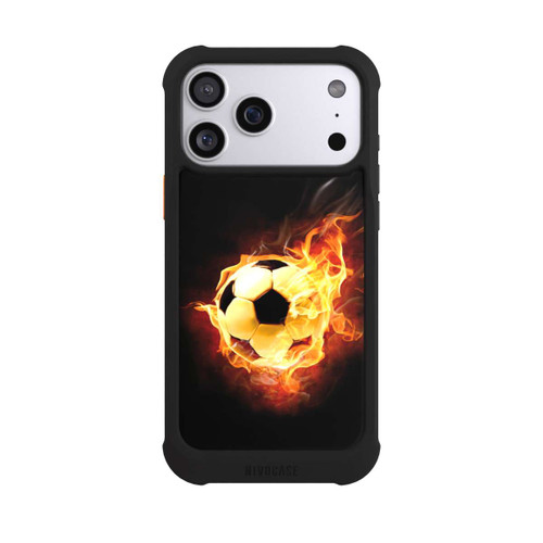 Apple iPhone 17 Pro Max NIVOmax Fußball in Flammen