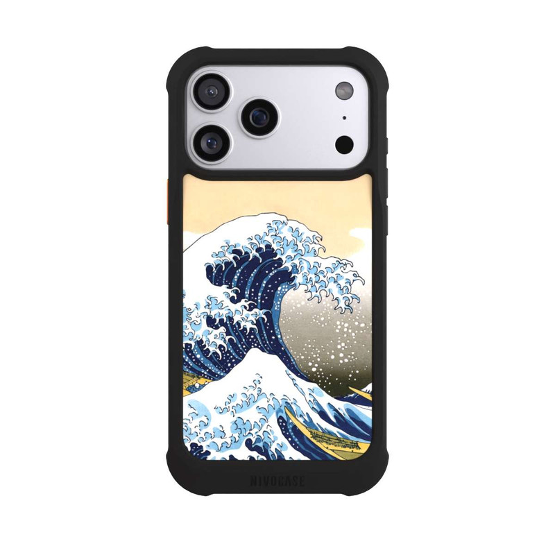 iPhone 17 Pro Max NIVOmax La Grande Vague de Kanagawa