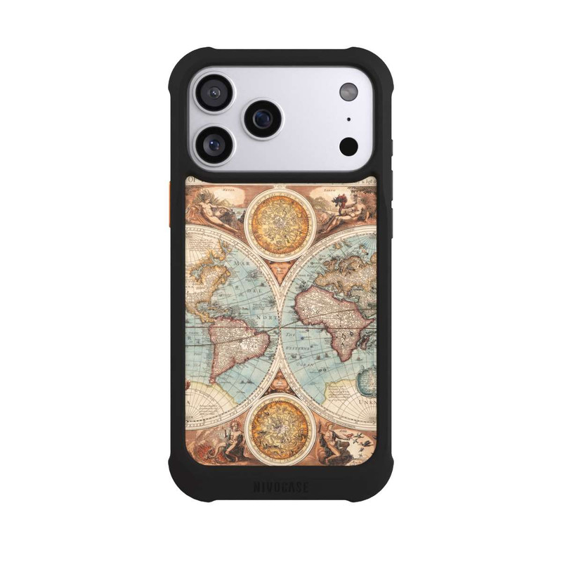 iPhone 17 Pro Max NIVOmax Vintage Worldmap
