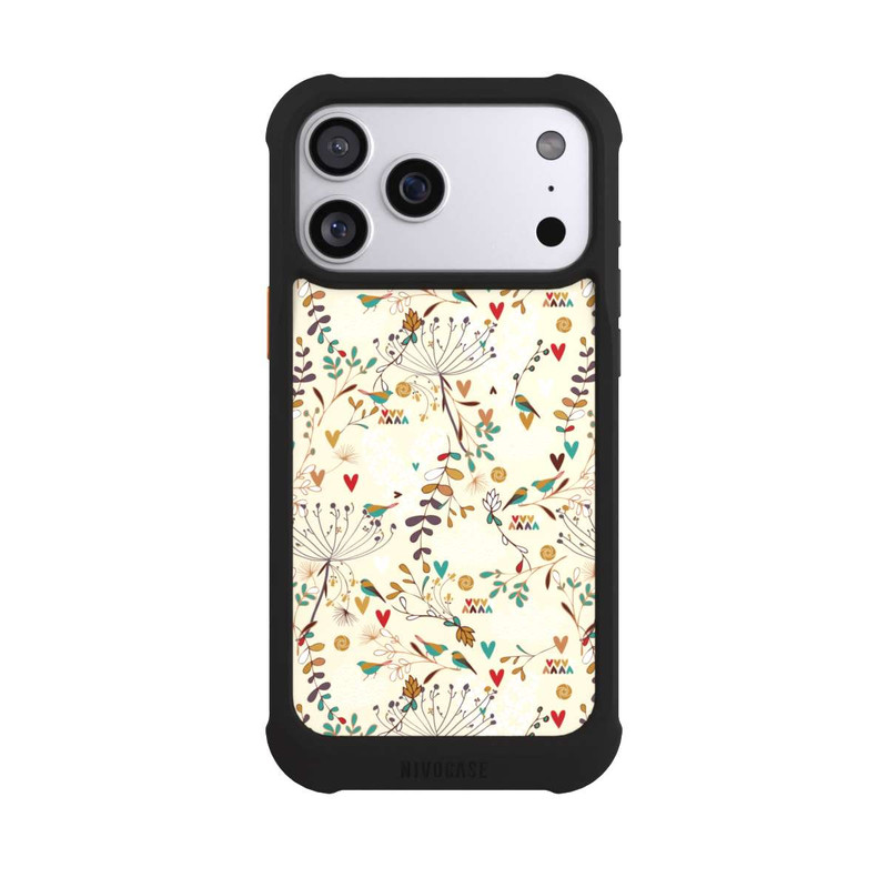 iPhone 17 Pro Max NIVOmax Fleurs Sauvages Dessinées