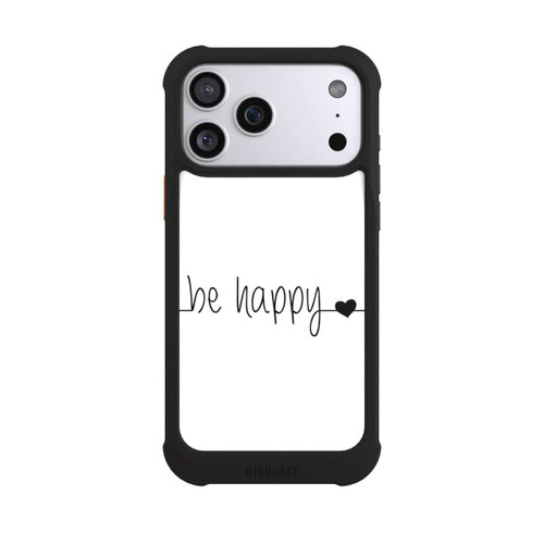 Apple iPhone 17 Pro Max NIVOmax Be Happy Weisser Hintergrund