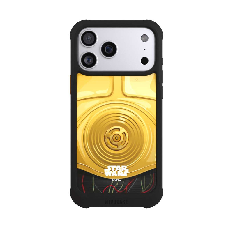 iPhone 17 Pro Max NIVOmax C3PO Closeup