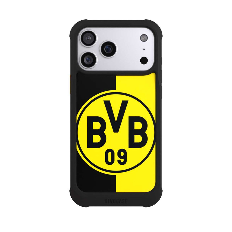 iPhone 17 Pro Max NIVOmax BVB Schwarz / Gelb