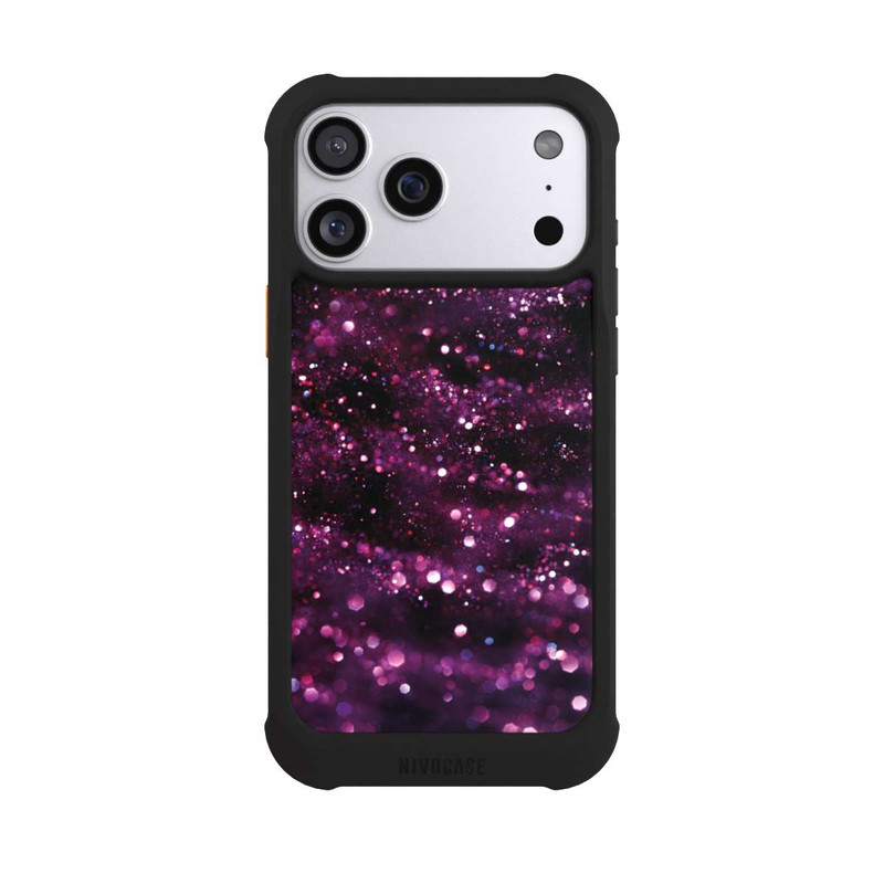 iPhone 17 Pro Max NIVOmax Lilac Sparkles Look