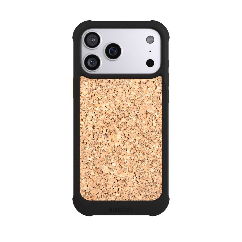 iPhone 17 Pro Max NIVOmax Cork Wood Look