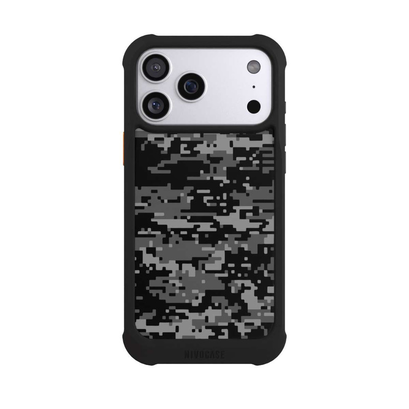 iPhone 17 Pro Max NIVOmax Pixel Camouflage