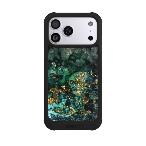 Apple iPhone 17 Pro Max NIVOmax Cyan Glitter Marble Look