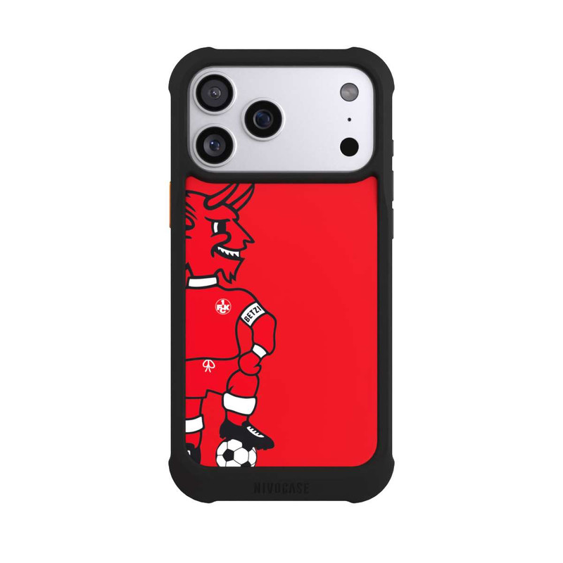 iPhone 17 Pro Max NIVOmax FCK Betzi mit Fußball