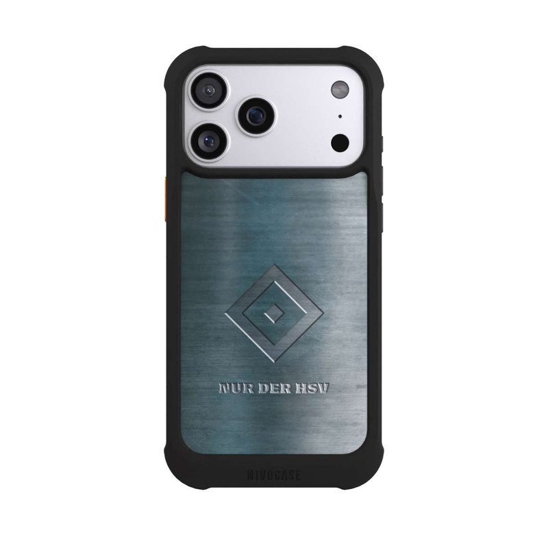 iPhone 17 Pro Max NIVOmax Nur der HSV Metalllook