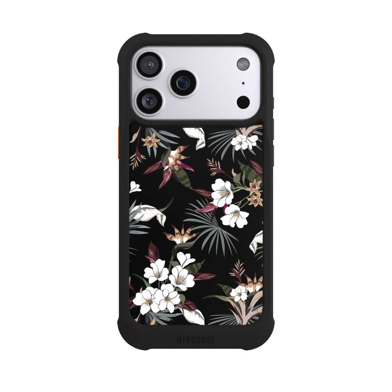iPhone 17 Pro Max NIVOmax Flowers Black