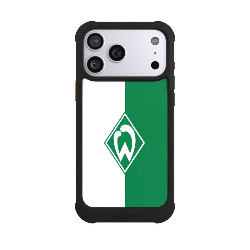 iPhone 17 Pro Max NIVOmax Weiß-Grün - Werder Bremen