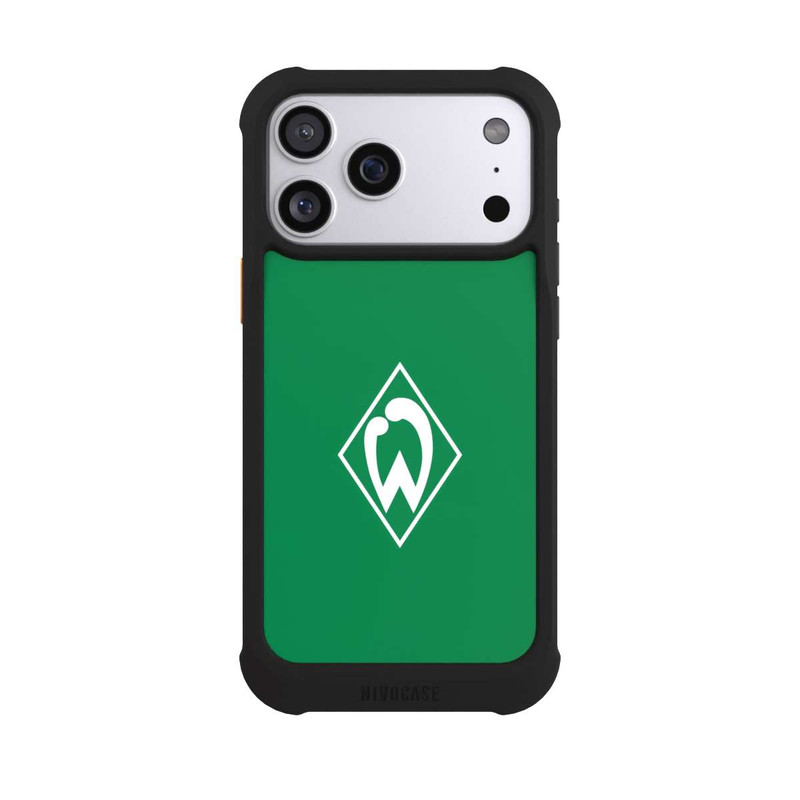 iPhone 17 Pro Max NIVOmax Logo auf Grün - Werder Bremen