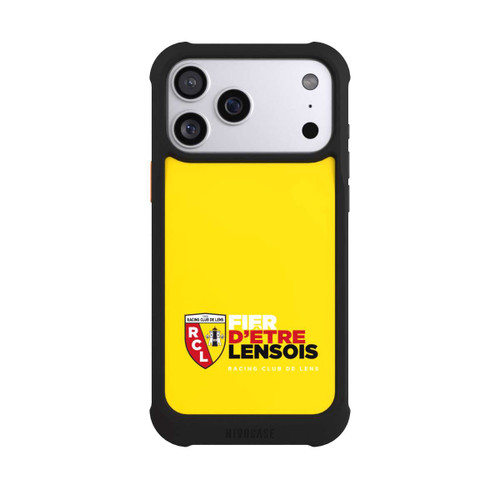 Apple iPhone 17 Pro Max NIVOmax Fond Logo RCL Jaune