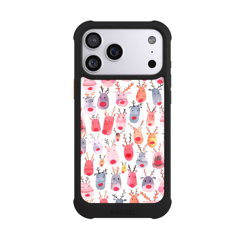 iPhone 17 Pro Max NIVOmax Aquarelle de renne mignon