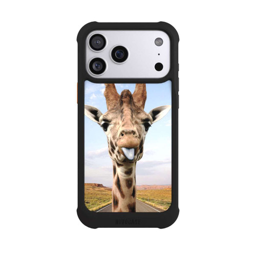 Apple iPhone 17 Pro Max NIVOmax Giraffe auf der Straße