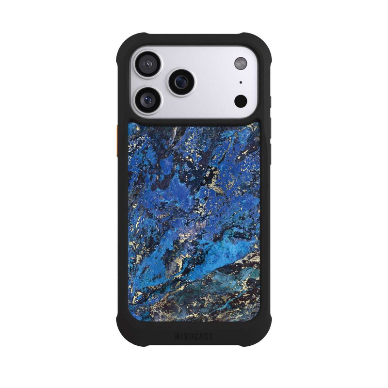 iPhone 17 Pro Max NIVOmax Lapislazuli blau und gold