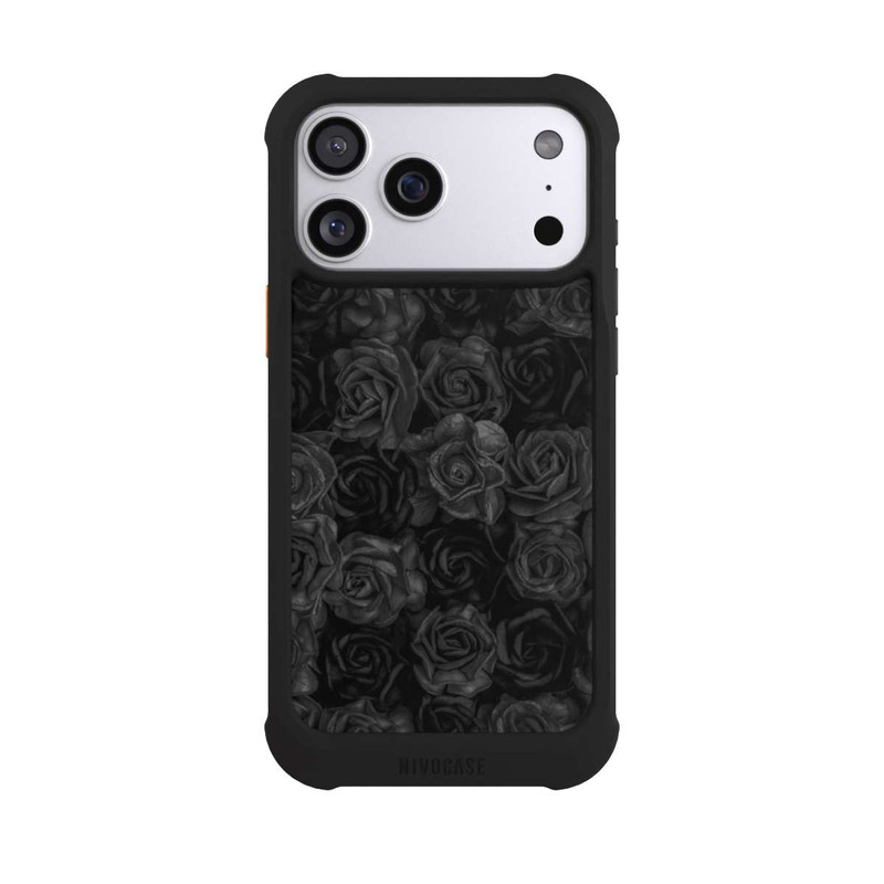 iPhone 17 Pro Max NIVOmax Schwarze Rosen