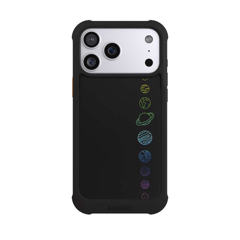 iPhone 17 Pro Max NIVOmax Planètes colorées