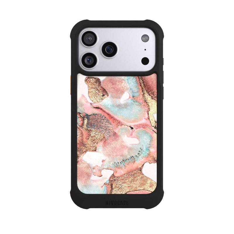 iPhone 17 Pro Max NIVOmax Hübscher Tintendruck gold