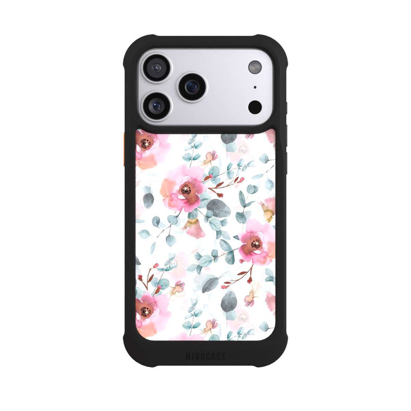 iPhone 17 Pro Max NIVOmax Aquarell Blumentapete