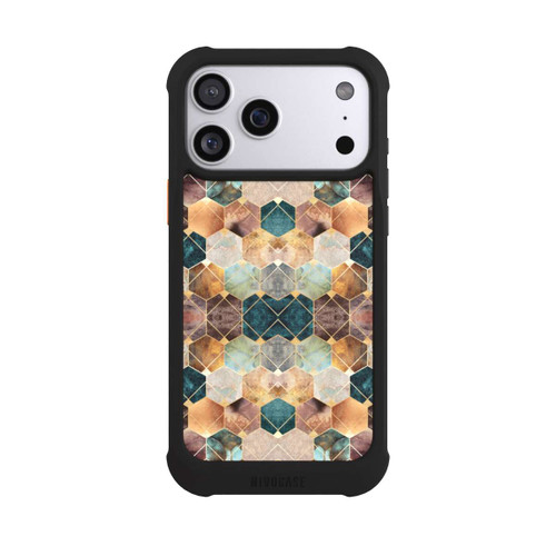 Apple iPhone 17 Pro Max NIVOmax Naturfarbene Sechsecke und Diamanten