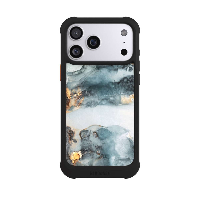 iPhone 17 Pro Max NIVOmax Flutwellen Golddruck