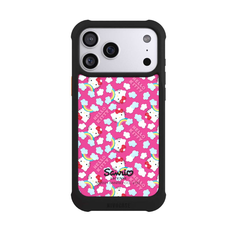 iPhone 17 Pro Max NIVOmax Hello Kitty Regenbogenmuster