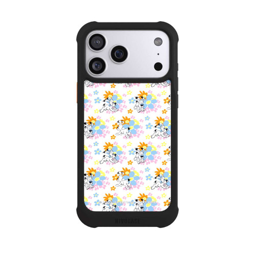 Apple iPhone 17 Pro Max NIVOmax Idéfix sur fleurs colorées