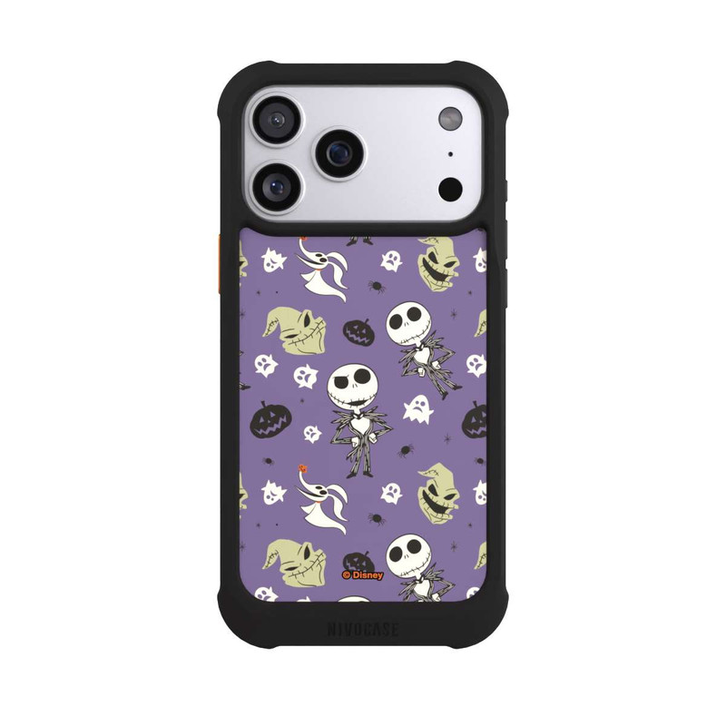 iPhone 17 Pro Max NIVOmax Jack Purple Pattern Tim Burtons Nightmare before Christmas