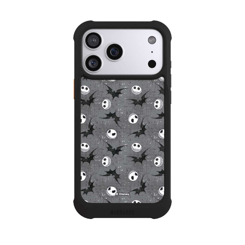 iPhone 17 Pro Max NIVOmax Jack Grey Pattern Tim Burtons Nightmare before Christmas