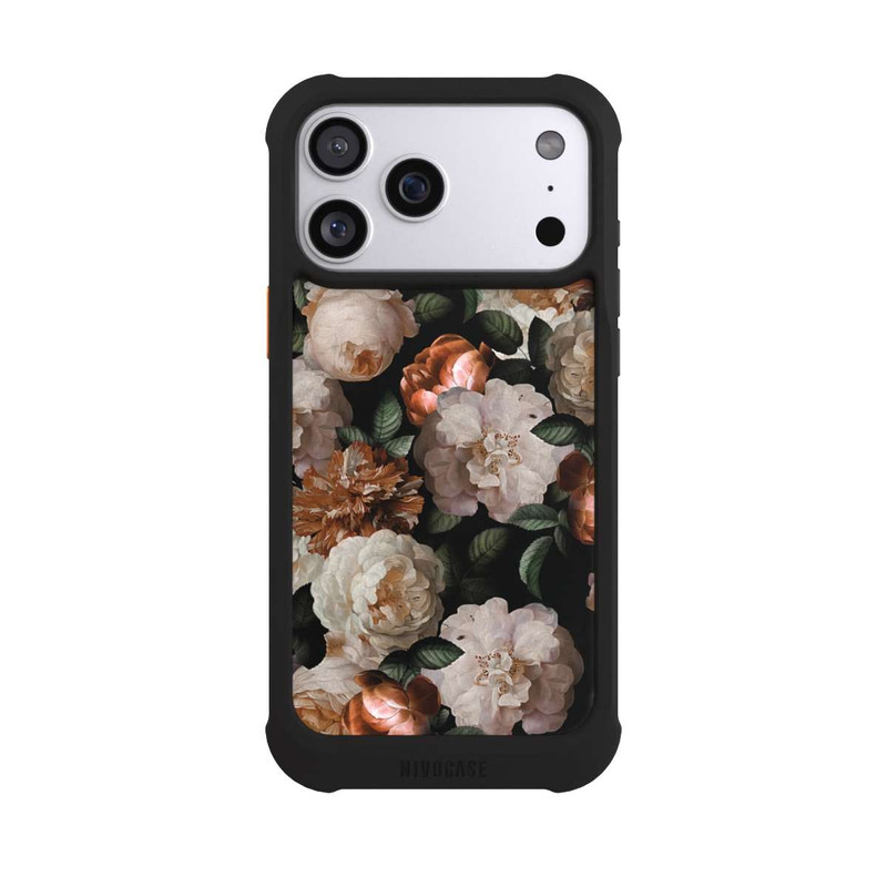 iPhone 17 Pro Max NIVOmax Tapete mit Kupferrosen