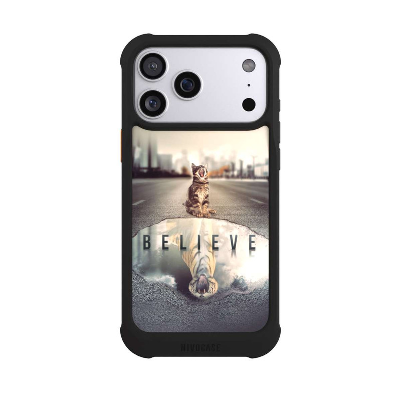 iPhone 17 Pro Max NIVOmax Believe Tigre