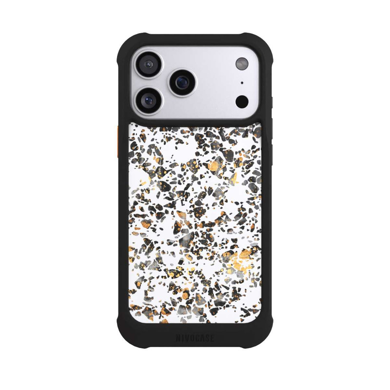 iPhone 17 Pro Max NIVOmax Gold Speckled Terrazzo