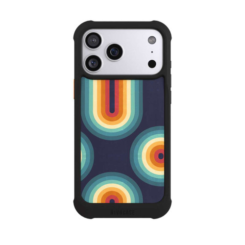 Apple iPhone 17 Pro Max NIVOmax Double Rainbow on Blue