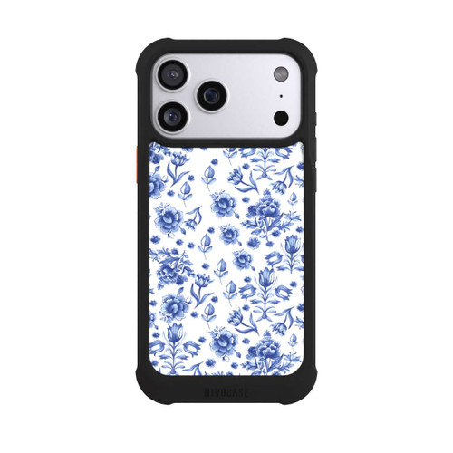 Apple iPhone 17 Pro Max NIVOmax Blaues Blumenmuster