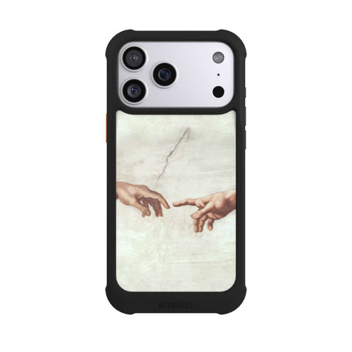 Apple iPhone 17 Pro Max NIVOmax Hands of God and Adam by Michelangelo Buonarroti