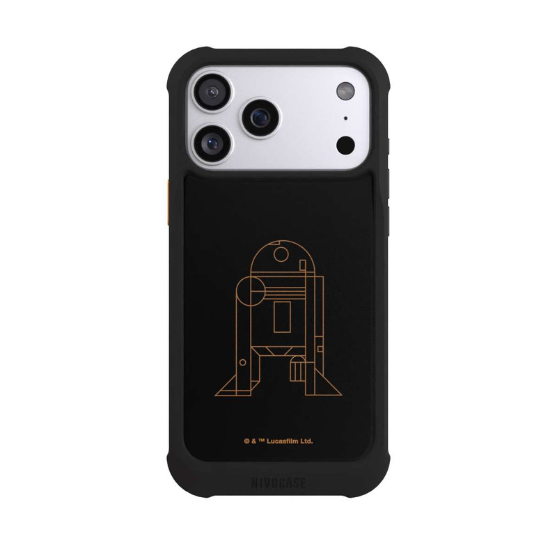iPhone 17 Pro Max NIVOmax R2D2 Line Art