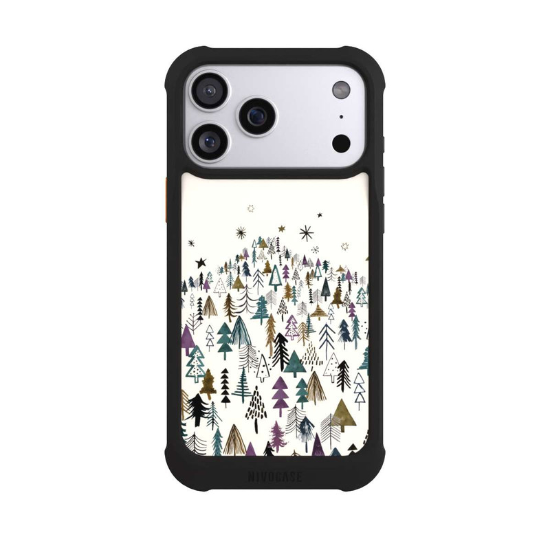 iPhone 17 Pro Max NIVOmax Mountain Trees Forest Purple