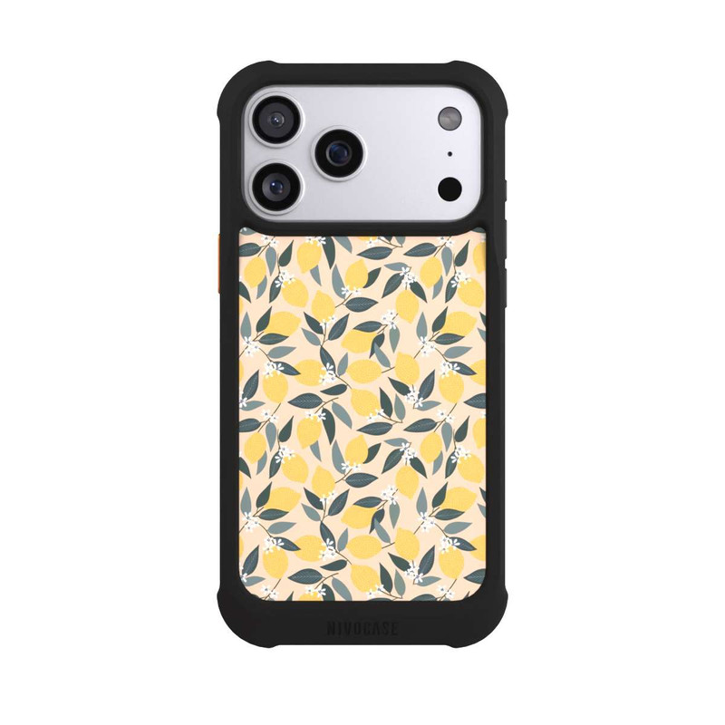 iPhone 17 Pro Max NIVOmax Motif rose citron