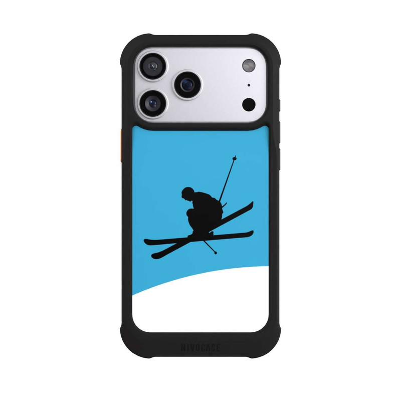iPhone 17 Pro Max NIVOmax Ski Illustration