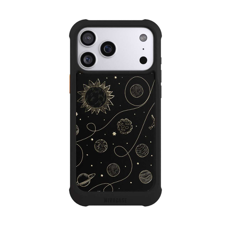 iPhone 17 Pro Max NIVOmax Planeten Gold