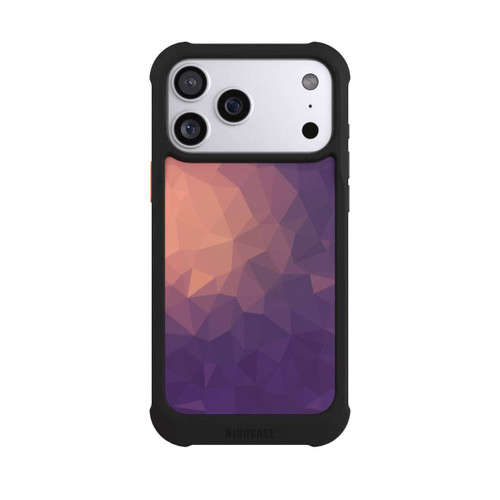 Apple iPhone 17 Pro Max NIVOmax Polygonal Mosaic Rot/Violett