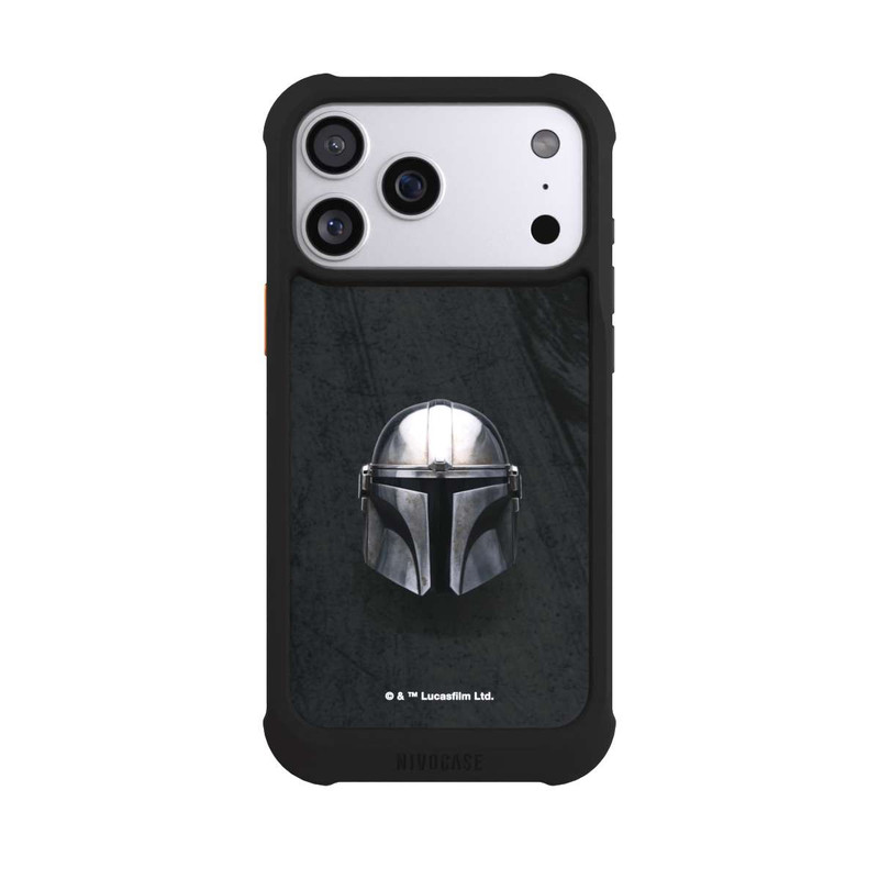 iPhone 17 Pro Max NIVOmax Schwarzer Mandalorianer Helm