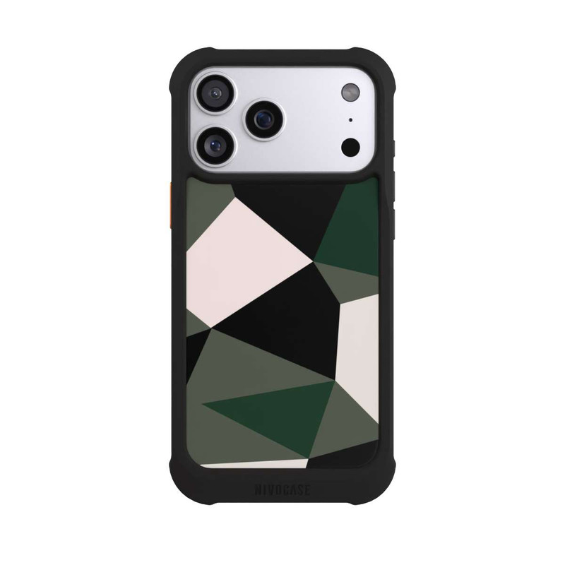 iPhone 17 Pro Max NIVOmax Polygon Camouflage
