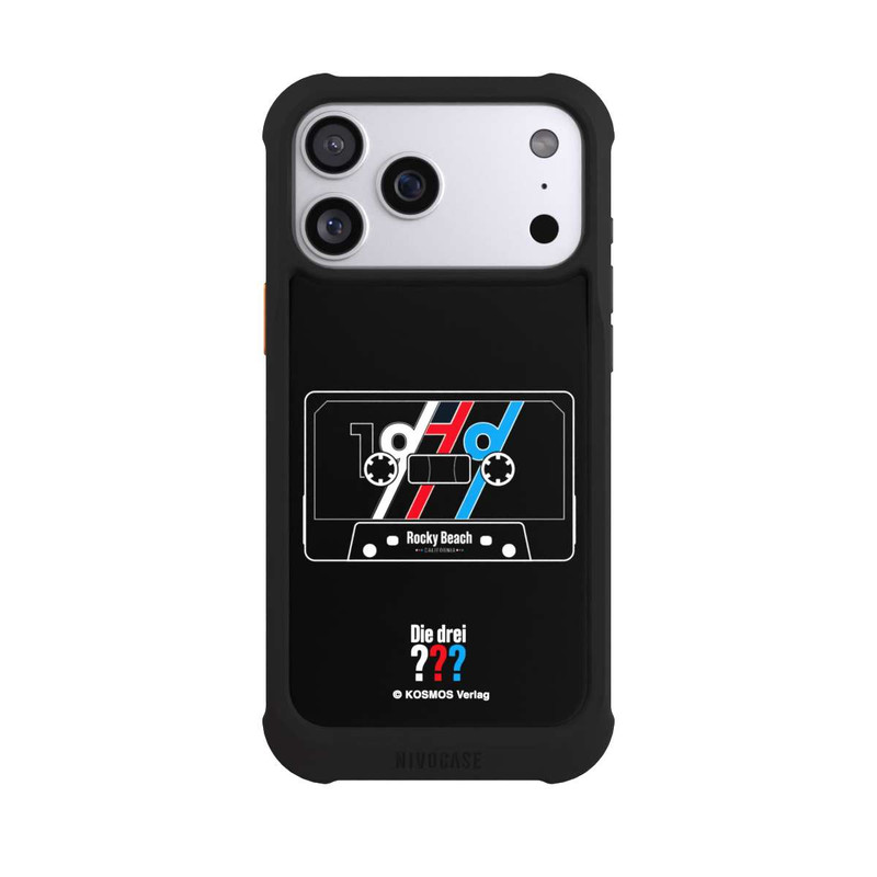 iPhone 17 Pro Max NIVOmax Drei Fragezeichen Kassette