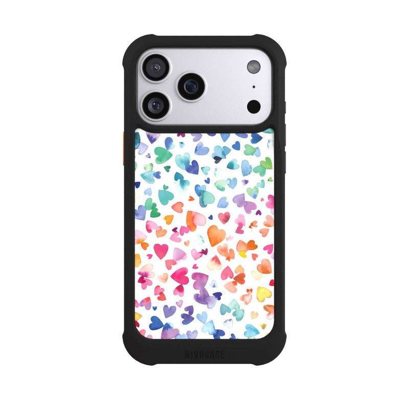 iPhone 17 Pro Max NIVOmax Liebesherzen aquarell