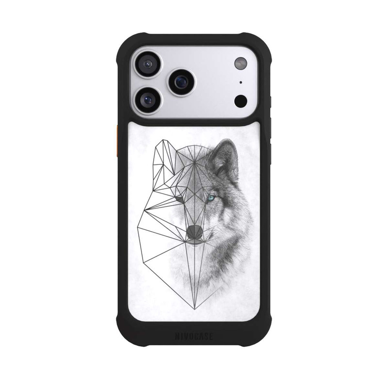 iPhone 17 Pro Max NIVOmax Polygonaler Wolf