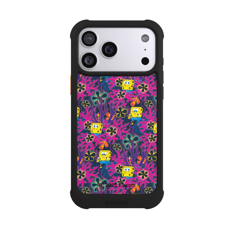 iPhone 17 Pro Max NIVOmax Spongebob - Coral Muster